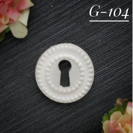 Украшение из гипса, Замочная скважина, 30х30 мм, Decor Kram