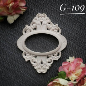 Украшение из гипса, Рамка 109, 68х56 мм, Decor Kram