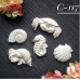 Набор украшений из гипса, Морские жители, 4 шт, Decor Kram