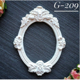 Прикраса з гіпсу, Рамочка 209, 66х90 мм, Decor Kram