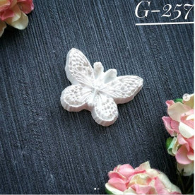 Прикраса з гіпсу, Метелик 257, 32х24 мм, Decor Kram