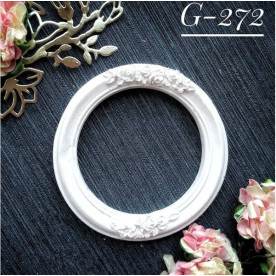 Украшение из гипса, Рамка 272, 75х75 мм, Decor Kram