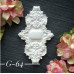 Украшение из гипса, Вензель 64, 65х40, Decor Kram