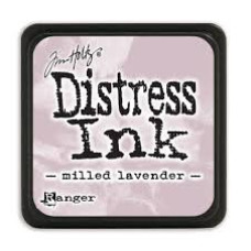 Міні подушечка з чорнилом для штампінгу Distress Milled Lavender, 2,5 см, Tim Holtz