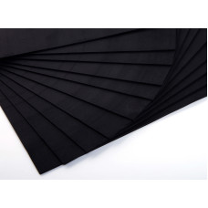 Фоамиран EVA классический, толщина 1 мм, размер 50x50см, цвет черный, 1шт