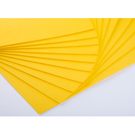Фоаміран EVA класичний, товщина 2мм, розмір 20x30см, колір сонячний, 1од