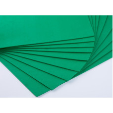 Фоаміран EVA класичний, товщина 1мм, розмір 50x50см, колір зелений, 1од