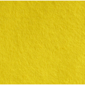 Фетр для рукоділля жорсткий, 1 мм, жовтий, 20х30 см, 1 аркуш