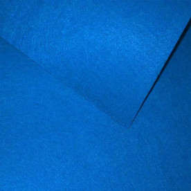Фетр для рукоделия жесткий, 1 мм, темно-голубой, 20х30 см, 1 лист