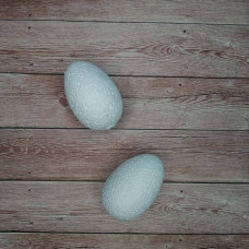 Заготовка пенопластовая, Яйцо, 6 см, 1 шт, белый