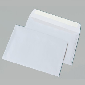 Конверт С5 (162х229мм) белый с отрывной лентой, 1шт.