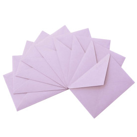 Конверт С6 16.2x11.4 см 80 г/м.кв. колір бузковий (трикутний клапан)