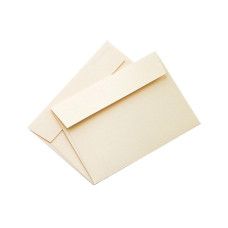 Конверт 80x110 мм 80 г/м2 (прямоугольный клапан), кремовый, 1 шт.