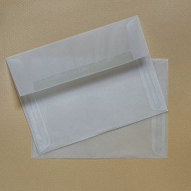Конверт 18.5x13.5 см, калька, з клейовим шаром, 1 шт.