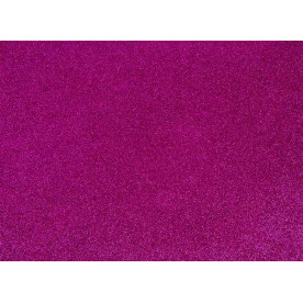 Фоаміран Гліттер, фуксія, 2 мм 20x30 см