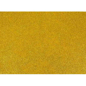 Фоаміран Гліттер, золотистий, 2 мм 20x30 см