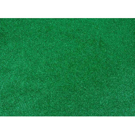 Фоамиран, глиттер, зелёный, 2 мм 20x30 см