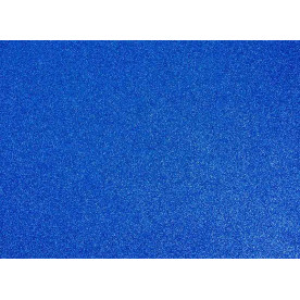 Фоамиран, глиттер, синий, 2 мм 20x30 см