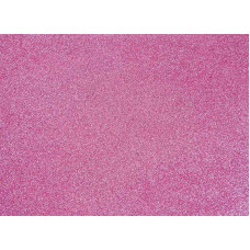 Фоамиран, глиттер, розовый, 2 мм 20x30 см