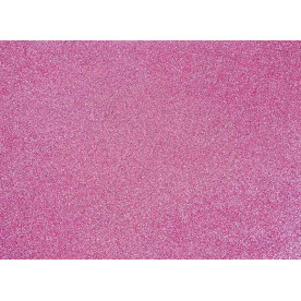 Фоамиран, глиттер, розовый, 2 мм 20x30 см