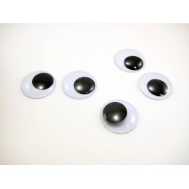 Очі, чорно-білий, 24 мм, 1 шт