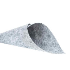 Фетр для рукоділля, сірий, 1 мм 50x50 см