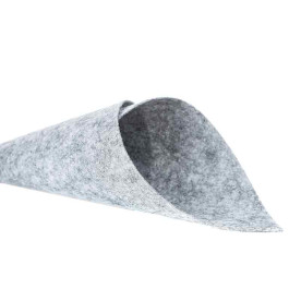 Фетр для рукоділля, сірий, 1 мм 50x50 см