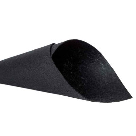 Фетр для рукоділля, чорний, 1 мм 50x50 см