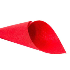 Фетр для рукоділля, червоний, 1 мм 50x50 см