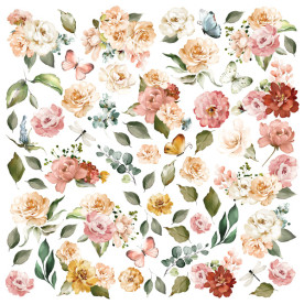 Лист с картинками для вырезания Where beauty lives 30,5х30,5 см, Фабрика Декора