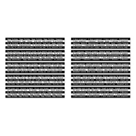 Набір смуг з написами для декорування, Вітальні написи, 4 од, 200 г/м2, 5х30,5 см, Фабрика Декору