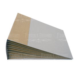 Заготівка для фотольбома з крафт-картону 15см x 20см 10 аркушів, Фабрика Декору