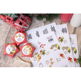 Набор для творчества Адвент-календарь #7 RU, Фабрика Декора