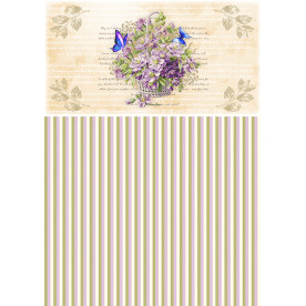 Декупажная карта #0007 21x29,7 см, Фабрика Декора