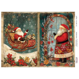 Декупажная карта Рождественная сказка, #723, 21x29,7см, Фабрика Декору