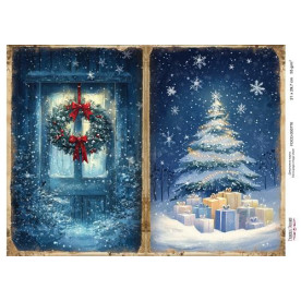 Декупажна карта Різдвяна казка #776, 21x29,7см, Фабрика Декору
