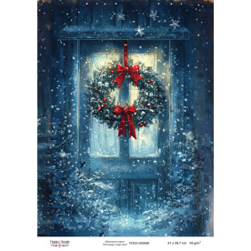 Декупажная карта Рождественная сказка, #826, 21x29,7см, Фабрика Декору