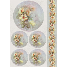 Декупажная карта #0017 21x29,7 см, Фабрика Декора