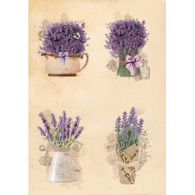 Декупажная карта #0018 21x29,7 см, Фабрика Декора