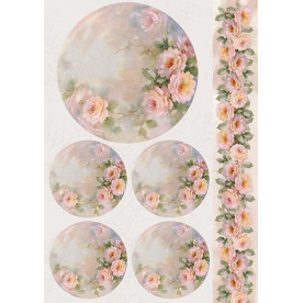 Декупажна карта #0024 21x29,7 см, Фабрика Декору