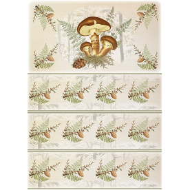 Декупажная карта #0025 21x29,7 см, Фабрика Декора