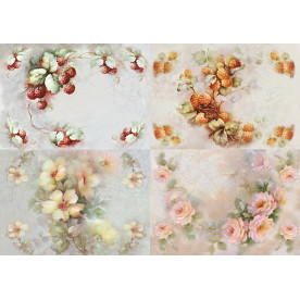 Декупажна карта #0026 21x29,7 см, Фабрика Декору