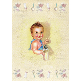 Декупажная карта #0042 21x29,7 см, Фабрика Декора