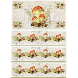 Декупажная карта #0051 21x29,7 см, Фабрика Декора