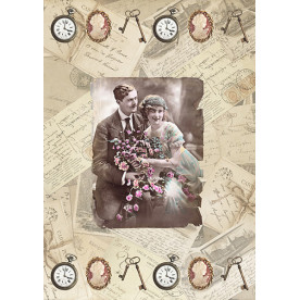 Декупажна карта #0053 21x29,7 см, Фабрика Декору