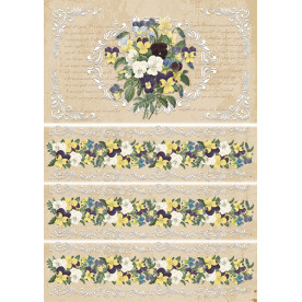 Декупажная карта #0085 21x29,7 см, Фабрика Декора