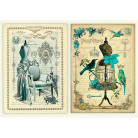 Декупажна карта #0142 21x29,7 см, Фабрика Декору