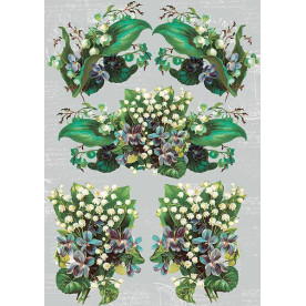 Декупажна карта #0166 21x29,7 см, Фабрика Декору