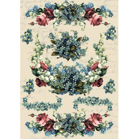 Декупажная карта #0169 21x29,7 см, Фабрика Декора