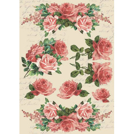 Декупажная карта #0170 21x29,7 см, Фабрика Декора